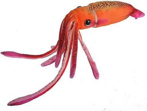 Orange squid stuffed animal 26