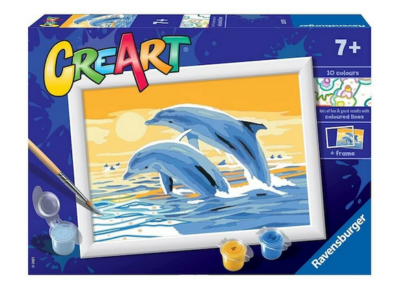 CreART - Delightful Dolphins Paint by Numbers