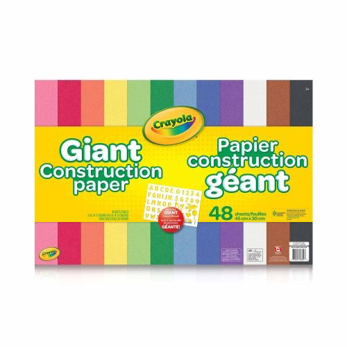 48 Giant Construction Paper  w/ Stencil