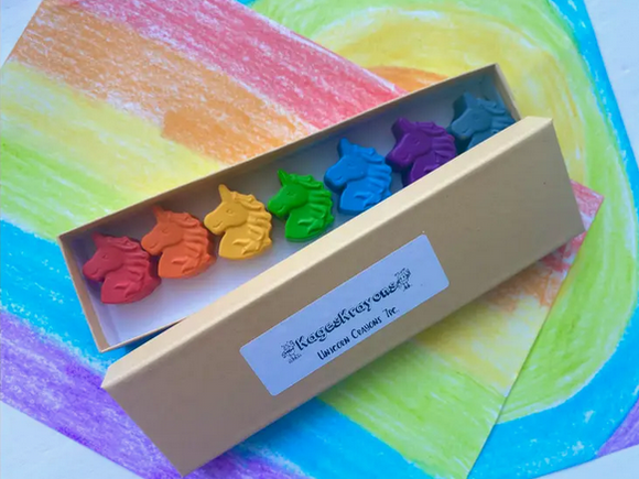Unicorn Crayons Gift Box
