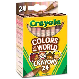 Colours of the World Crayons 24pc